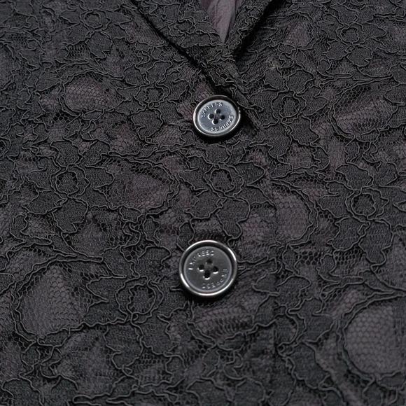 Express Black Lace Blazer Jacket - Picture 6 of 6